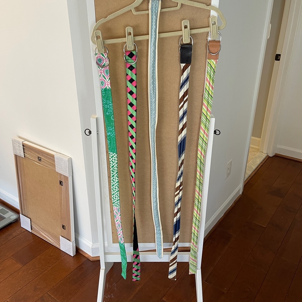 5 Ribbon Belts size M/L Talbots